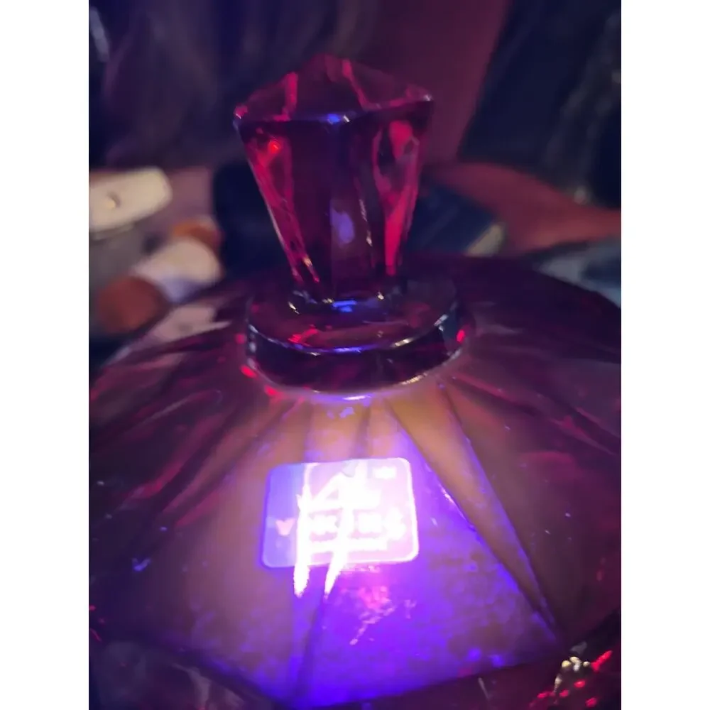 Vintage Viking Art Glass Candy Dish In Ruby Red Has An Diamond Point...